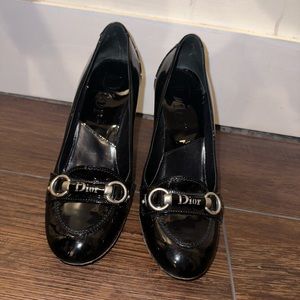 VINTAGE Christian Dior heels! Size 7, good condition, signs of light wear.